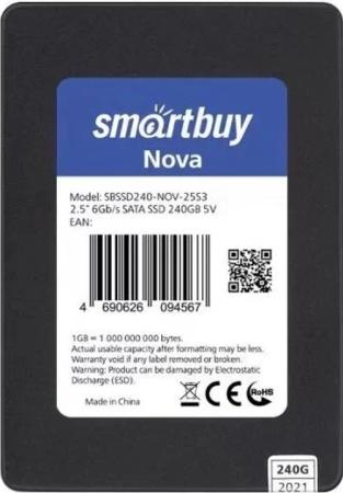 Smartbuy SSD 240Gb Nova SBSSD240-NOV-25S3 {SATA3.0, 7mm}
