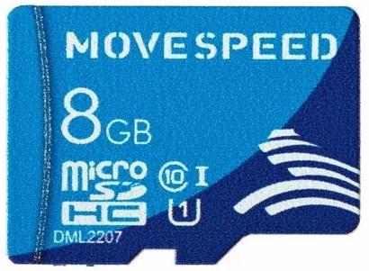 MicroSD  8GB  Move Speed FT100 Class 10 без адаптера