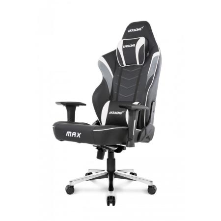 Кресло игровое Akracing MAX черный/белый