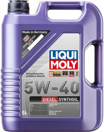 1341 LiquiMoly Синт. мот.масло Diesel Synthoil 5W-40 CF A3/B4 (5л)