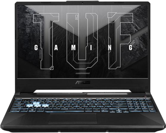 Ноутбук ASUS TUF Gaming F15 FX506HCB-HN144 15.6" 1920x1080 Intel Core i5-11400H SSD 512 Gb 8Gb Bluetooth 5.0 nVidia GeForce RTX 3050 4096 Мб черный DOS 90NR0724-M05990