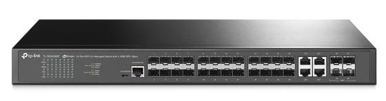TP-Link TL-SG3428XF JetStream 24-портовый управляемый SFP-коммутатор уровня 2+ с четырьмя слотами SFP+ 10 Гбит/с
