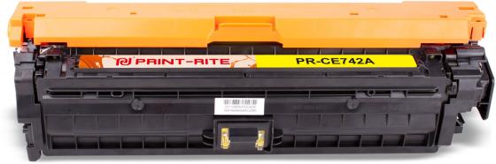 Картридж Print-Rite PR-CE742A для LJ CP5220/CP5221/CP5223/CP5225 7300стр Желтый