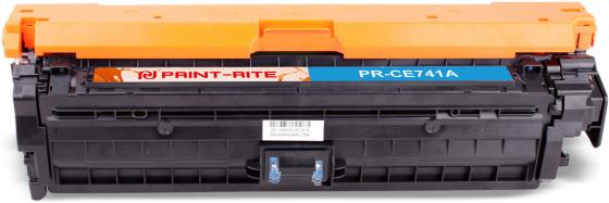 Картридж Print-Rite PR-CE741A для CLJ CP5220/CP5221 7300стр Голубой