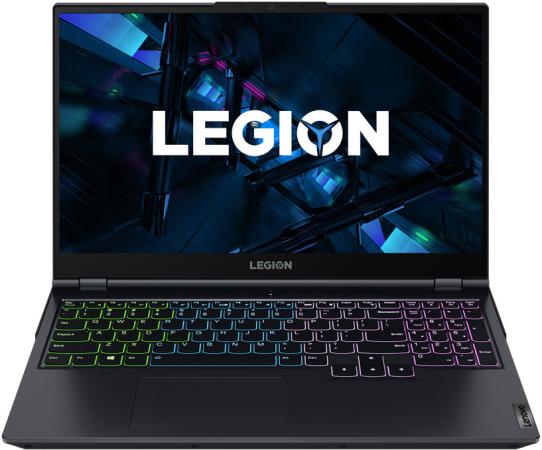Ноутбук Lenovo Legion 5 15ACH6A 15.6" 1920x1080 AMD Ryzen 7-5800H SSD 1024 Gb 16Gb WiFi (802.11 b/g/n/ac/ax) Bluetooth 5.1 AMD Radeon RX 6600M 8192 Мб синий DOS 82NW005TRM
