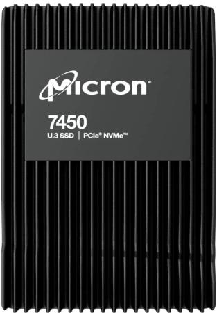 Micron SSD 7450 PRO, 1920GB, U.3(2.5" 15mm), NVMe, PCIe 4.0 x4, 3D TLC, R/W 6800/2700MB/s, IOPs 800 000/120 000, TBW 3650, DWPD 1 (12 мес.)