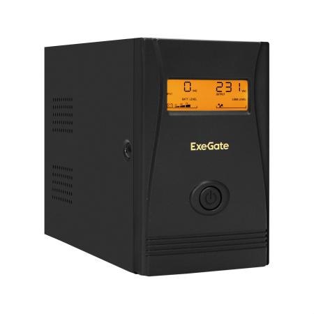 ИБП ExeGate Power Smart ULB-800.LCD.AVR.4C13 <800VA/480W, LCD, AVR, 4*C13, металлический корпус, Black>