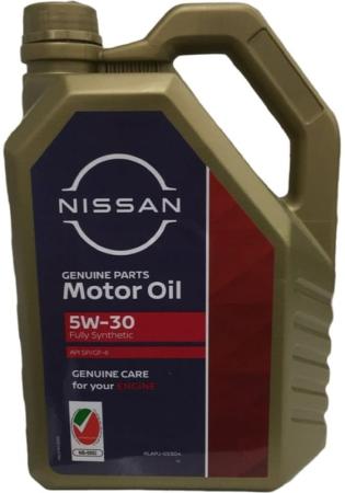 KLAPJ-05304 NISSAN Синт. мот.масло Nissan SP 5W-30 (4л)