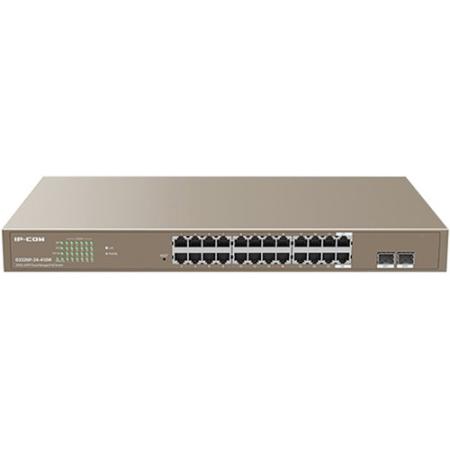 IP-COM G3326P-24-410W Коммутатор управляемый, настенный, настольный, 1000 Мбит/сек, 24 port, SFPx