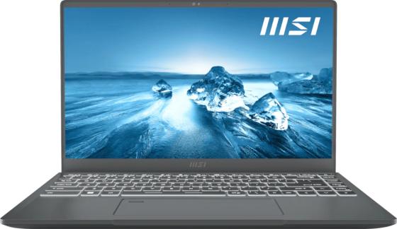 Ноутбук MSI Prestige 14 A12SC-216 14" 1920x1080 Intel Core i5-1240P SSD 512 Gb 8Gb WiFi (802.11 b/g/n/ac/ax) Bluetooth 5.1 nVidia GeForce GTX 1650 4096 Мб серый DOS 9S7-14C612-216