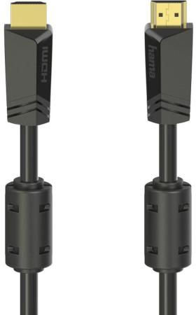Кабель аудио-видео Hama H-205009 HDMI/HDMI (f) 10м. феррит.кольца Позолоченные контакты черный (уп.:1шт) (00205009)