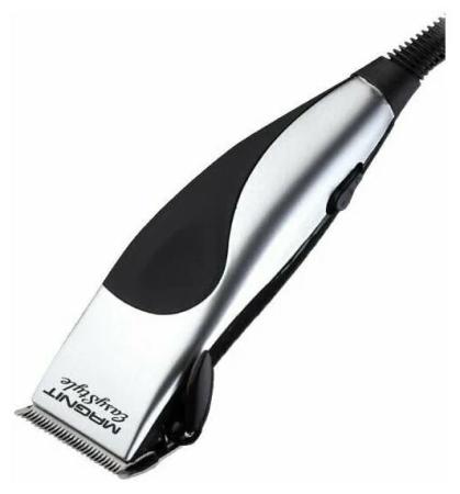 Машинка для стрижки волос Magnit RMZ-3500 серебристый чёрный