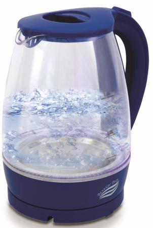 Чайник электрический Великие реки Дон-1 1850 Вт синий 1.8 л пластик/стекло