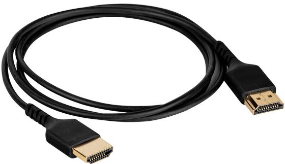 Кабель HDMI 1.5м Wize WAVC-HDMIUS-1.5M круглый черный