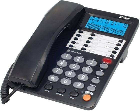 Телефон проводной RITMIX RT-495 black