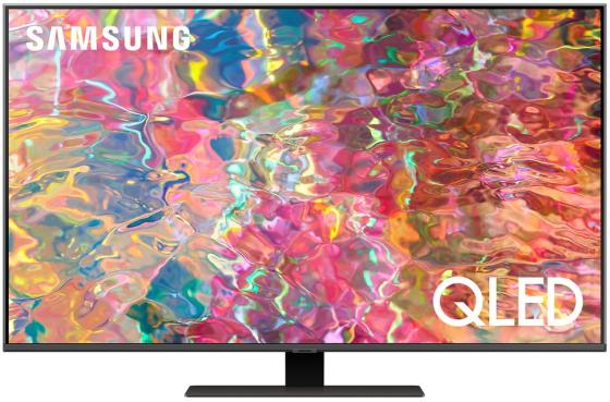 Телевизор 50" Samsung QE50Q80BAUXCE серебристый 3840x2160 50 Гц Smart TV Wi-Fi 2 х USB RJ-45 Bluetooth 4 х HDMI