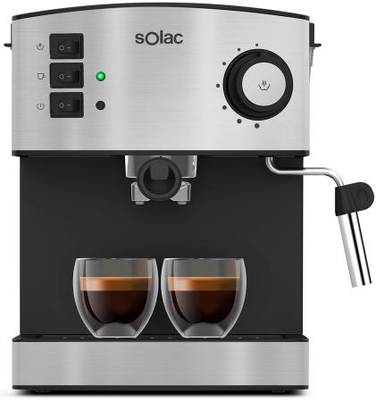 Кофемашина Solac Taste Classic M80 850 Вт серебристый