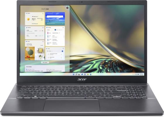 Ноутбук Acer Aspire 5 A515-57G-56NV 15.6" 2560x1440 Intel Core i5-1235U SSD 512 Gb 8Gb WiFi (802.11 b/g/n/ac/ax) nVidia GeForce MX550 2048 Мб серый Windows 11 Home NX.K9LER.003