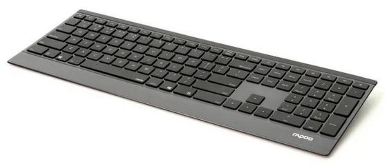 Клавиатура беспроводная Rapoo E9500M USB + Bluetooth черный