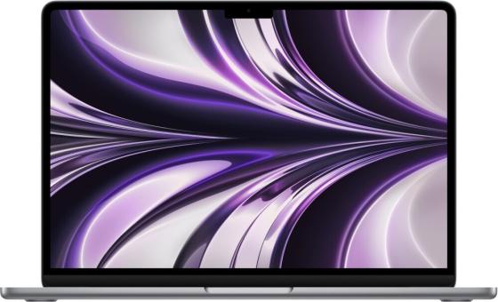 Ноутбук Apple MacBook Air 13 2022 13.6" 2560x1664 Apple -M2 SSD 512 Gb 8Gb Bluetooth 5.0 WiFi (802.11 b/g/n/ac/ax) Apple M2 (10-core) серый macOS MLXX3RU/A