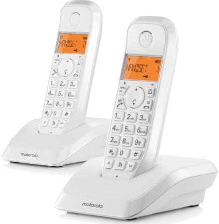 Р/Телефон Dect Motorola S1202 белый