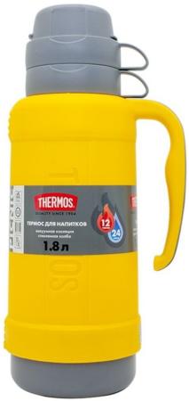 Thermos Термос со стеклянной колбой Picnic 40 Series, желтый, 1,8 л.
