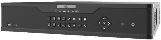 Uniview Видеорегистратор IP 32-х канальный до 12Мп.; Входящий поток на запись: до 384Мбит/с; Поддерживаемые форматы сжатия: Ultra 265/H.265/H.264; Запись: разрешение до 12Мп.; HDD: 8 SATA3 до 10Тб (RA