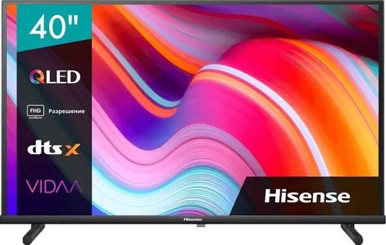 Телевизор LED 40" Hisense 40A5KQ Frameless черный 1920x1080 60 Гц Smart TV Wi-Fi 2 х HDMI 2 х USB RJ-45