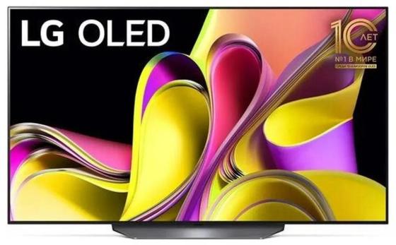 Телевизор OLED 55" LG OLED55B3RLA.ARUB черный 3840x2160 120 Гц Smart TV Wi-Fi 2 х USB RJ-45 Bluetooth 4 х HDMI