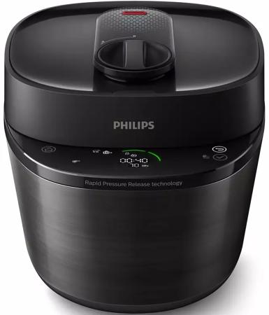 Мультиварка-скороварка Philips HD2151/40 1000 Вт 5 л черный