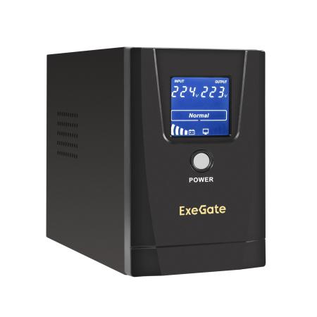 ИБП ExeGate SpecialPro Smart LLB-500.LCD.AVR.4C13.USB <500VA/300W, LCD, AVR, 4*C13, USB, Black>