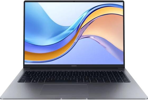 Ноутбук Honor MagicBook X 16 2023 BRN-F58 16" 1920x1200 Intel Core i5-12450H SSD 512 Gb 8Gb WiFi (802.11 b/g/n/ac/ax) Bluetooth 5.1 Intel UHD Graphics серый Windows 11 Home 5301AFGS