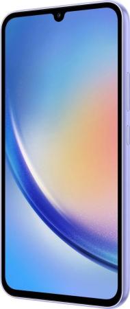 Смартфон Samsung Galaxy A34 фиолетовый 6.6" 256 Gb NFC LTE Wi-Fi GPS 3G 4G Bluetooth 5G