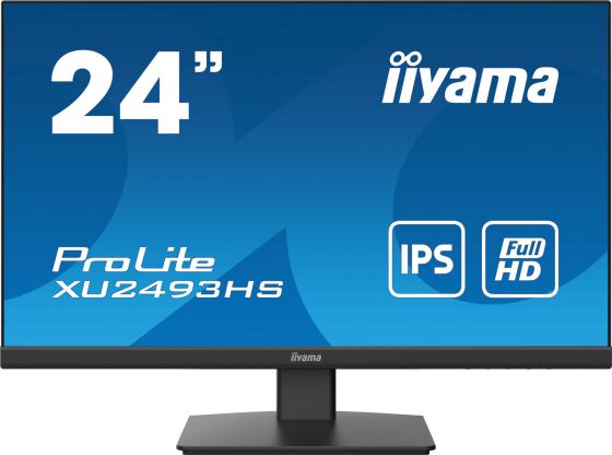 Монитор 23.8" iiYama ProLite XU2493HS-B5 черный IPS 1920x1080 250 cd/m^2 4 ms HDMI DisplayPort Аудио XU2493HS-B5