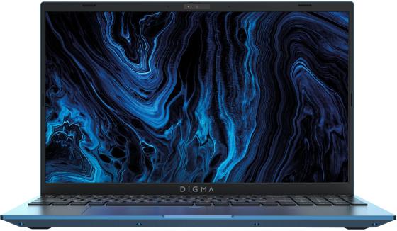 Ноутбук Digma Pro Sprint M 15 15.6" 1920x1080 Intel Core i7-1165G7 SSD 512 Gb 16Gb Bluetooth 5.0 Intel Iris Xe Graphics синий Windows 11 Professional DN15P7-ADXW03
