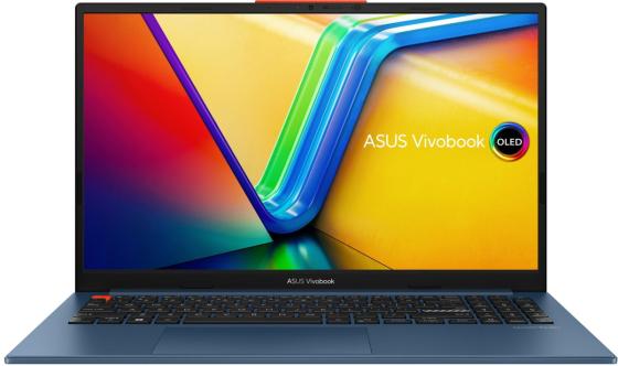 Ноутбук ASUS VivoBook S 15 OLED K5504VA-MA086W 15.6" 2880x1620 Intel Core i5-13500H SSD 512 Gb 16Gb WiFi (802.11 b/g/n/ac/ax) Bluetooth 5.3 Intel Iris Xe Graphics синий Windows 11 Home 90NB0ZK1-M003Y0