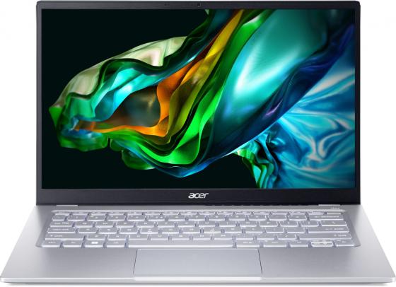 Ноутбук Acer Swift Go 14 SFG14-41-R2U2 14" 1920x1080 AMD Ryzen 5-7530U SSD 512 Gb 16Gb WiFi (802.11 b/g/n/ac/ax) Bluetooth 5.2 AMD Radeon Graphics серебристый Windows 11 Home NX.KG3CD.003