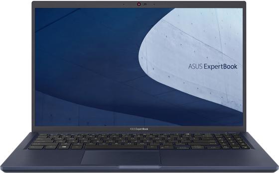 Ноутбук ASUS ExpertBook B1 B1500CBA-BQ0483X 15.6" 1920x1080 Intel Core i5-1235U SSD 512 Gb 8Gb WiFi (802.11 b/g/n/ac/ax) Bluetooth 5.1 Intel Iris Xe Graphics черный синий Windows 11 Professional 90NX0551-M00LT0