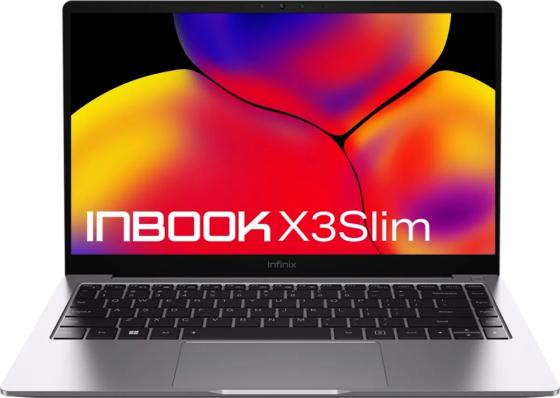 Ноутбук Infinix INBOOK X3 Slim 12TH XL422 14" 1920x1080 Intel Core i3-1215U SSD 256 Gb 8Gb WiFi (802.11 b/g/n/ac/ax) Bluetooth 5.1 Intel UHD Graphics серый Windows 11 Home 71008301337