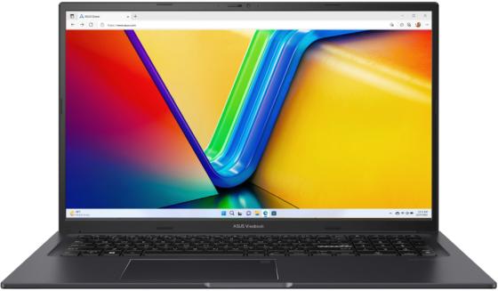 Ноутбук ASUS VivoBook 17X K3704VA-AU100W 17.3" 1920x1080 Intel Core i5-13500H SSD 512 Gb 8Gb Bluetooth 5.1 Intel Iris Xe Graphics черный Windows 11 Home 90NB1091-M00400