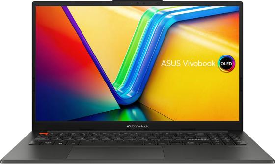 Ноутбук ASUS Vivobook S 15 OLED K5504VA-MA278W 15.6" 2880x1620 Intel Core i9-13900H SSD 1024 Gb 16Gb WiFi (802.11 b/g/n/ac/ax) Bluetooth 5.3 Intel Iris Xe Graphics черный Windows 11 Home 90NB0ZK2-M00LT0