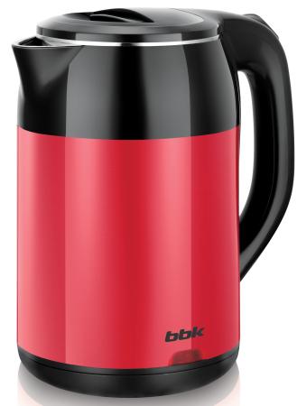 Чайник электрический BBK EK1709P 2000 Вт чёрный красный 1.7 л металл/пластик