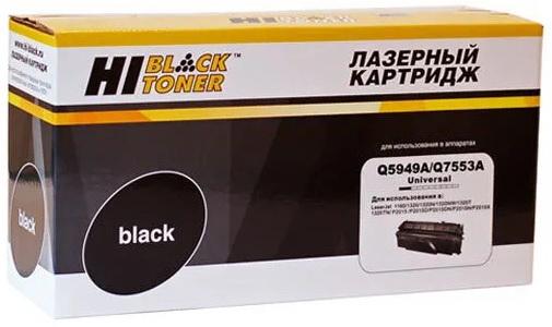 Картридж Hi-Black HB-Q5949A/Q7553A для HP LJ 1160/1320/P2015/Canon 715 3500стр Черный
