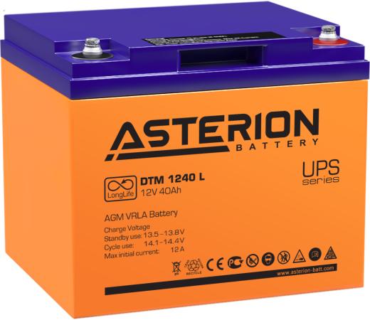 Аккумуляторная батарея Asterion DTM 1240 L 12В/40Ач