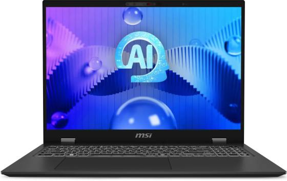 Ноутбук MSI Prestige 16 AI Studio B1VEG-080RU 16" 2560x1600 Intel Core Ultra 7-155H SSD 1024 Gb 16Gb Bluetooth 5.4 WiFi (802.11 b/g/n/ac/ax/be) nVidia GeForce RTX 4050 6144 Мб серебристый Windows 11 Home 9S7-15A211-080