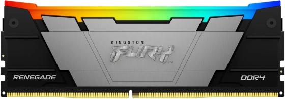 Оперативная память для компьютера 8Gb (1x8Gb) PC4-32000 4000MHz DDR4 DIMM CL19 Kingston Fury Renegade RGB KF440C19RB2A/8