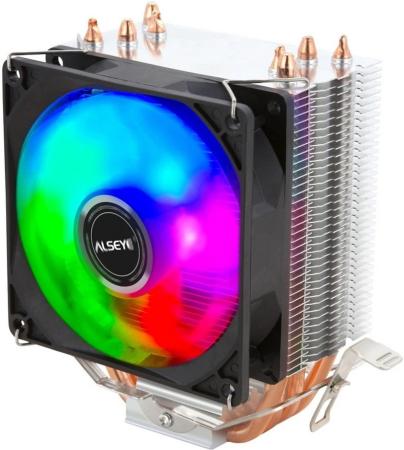 CPU Cooler 90*90*25mm, 12V, 0.27A, 3.24W, 2300RPM±10%, 43.8CFM, Hydraulic, 26dBA, 30000H (Intel: 775, 115X, 1366, AMD: AM4)