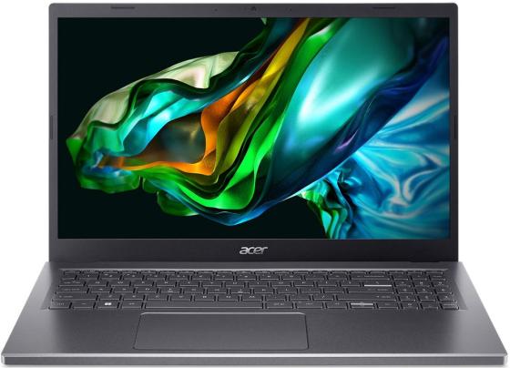 Ноутбук Acer Aspire A515-58P-359X 15.6" 1920x1080 Intel Core i3-1315U SSD 256 Gb 8Gb WiFi (802.11 b/g/n/ac/ax) Bluetooth 5.1 Intel UHD Graphics серый DOS NX.KHJER.001