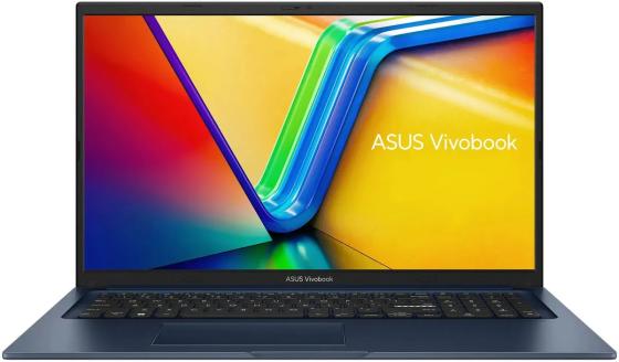Ноутбук ASUS VivoBook 17 X1704ZA-AU341 17.3" 1920x1080 Intel Pentium-8505 SSD 512 Gb 8Gb Bluetooth 5.1 Intel UHD Graphics синий DOS 90NB10F2-M00DD0