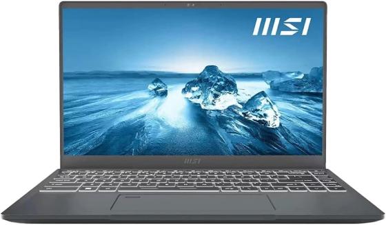 Ноутбук MSI Prestige 14 Evo A12M-054 14" 1920x1080 Intel Core i7-1280P SSD 1024 Gb 32Gb WiFi (802.11 b/g/n/ac/ax) Bluetooth 5.2 Intel Iris Xe Graphics серый Windows 11 Home 9S7-14C612-054